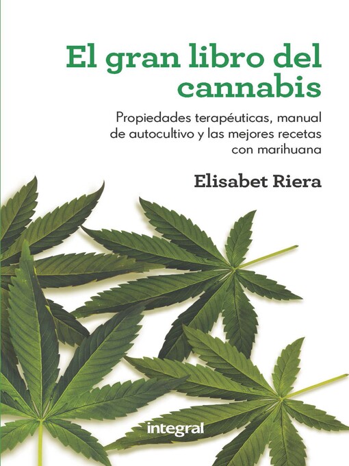Title details for El gran libro del cannabis by Elisabet Riera - Wait list